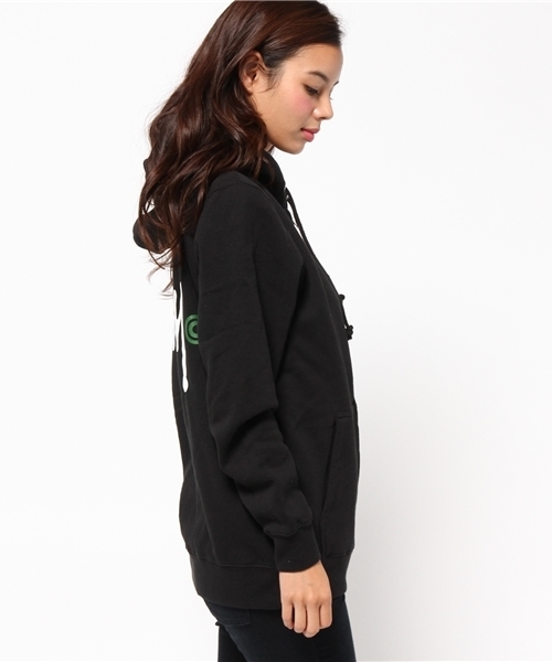 Stussy Women（ステューシーウィメン）の「Basic Logo（パーカー・レディース・ブラック/ホワイト/ヘザ－グレー・SMALL/MEDIUM）」の5枚目の写真