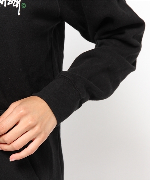 Stussy Women（ステューシーウィメン）の「Basic Logo（パーカー・レディース・ブラック/ホワイト/ヘザ－グレー・SMALL/MEDIUM）」の10枚目の写真