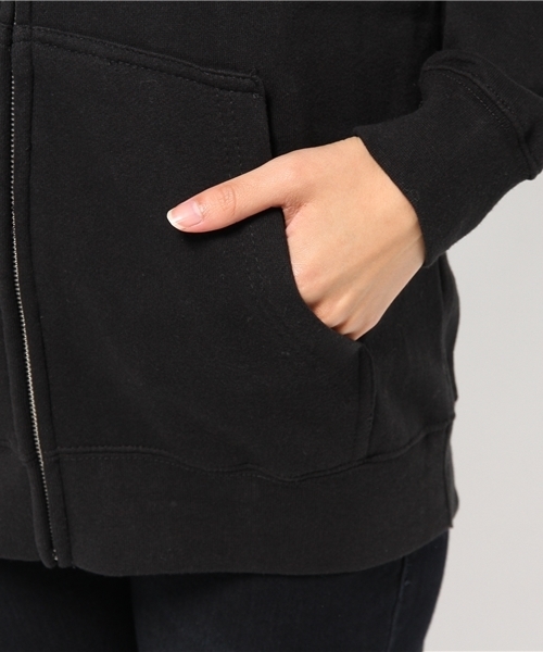 Stussy Women（ステューシーウィメン）の「Basic Logo（パーカー・レディース・ブラック/ホワイト/ヘザ－グレー・SMALL/MEDIUM）」の11枚目の写真