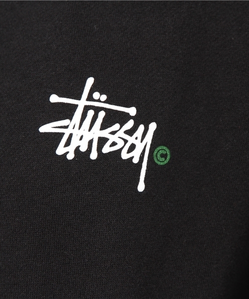Stussy Women（ステューシーウィメン）の「Basic Logo（パーカー・レディース・ブラック/ホワイト/ヘザ－グレー・SMALL/MEDIUM）」の12枚目の写真