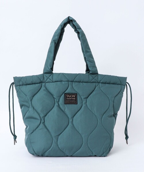 TAION（タイオン）の「【TAION/タイオン】MILITARY DOWN TOTE BAG M（トートバッグ・メンズ・チャコールグレー/ブラック/ダークグリーン/ダークネイビー/ベージュ・FREE）」の16枚目の写真