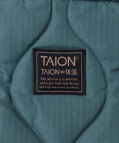 TAION（タイオン）の「【TAION/タイオン】MILITARY DOWN TOTE BAG M（トートバッグ・メンズ・チャコールグレー/ブラック/ダークグリーン/ダークネイビー/ベージュ・FREE）」の18枚目の写真