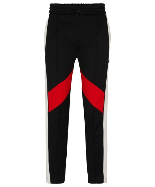 HUGO(ヒューゴ)の「リラックスフィット ジャージー トラックパンツ(スウェットパンツ・メンズ・ブラック・M/L/XXL/XS/S/XL)」の12枚目の写真