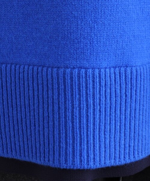 INDIVI（インディヴィ）の「◆【ウール混／ボーダー柄】チュニックニット（ニット/セーター・レディース・ブラック/グレー系4/オフホワイト/ブルー/ホワイト系5・05/34/38/13/19/15 ）」の15枚目の写真