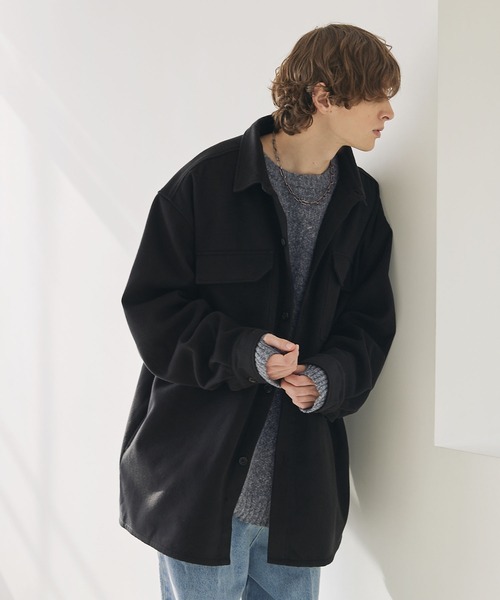 メルトンCPOシャツジャケットアウター（ブルゾン）｜CTHY（シティ）