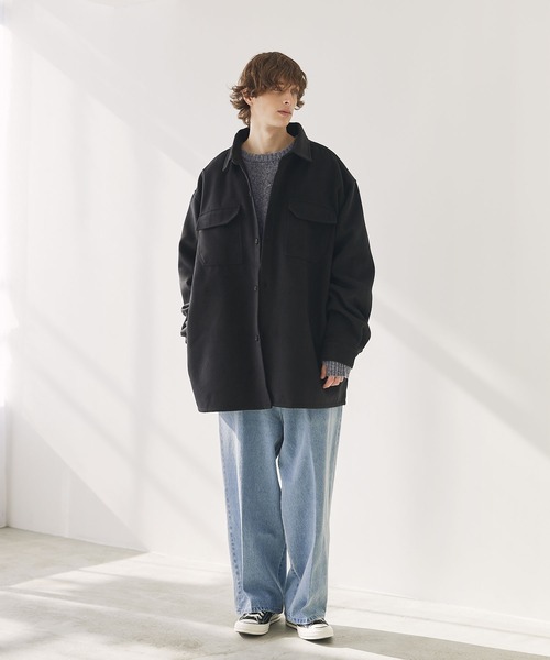 メルトンCPOシャツジャケットアウター（ブルゾン）｜CTHY（シティ）