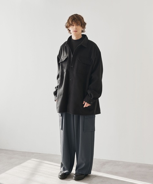 メルトンCPOシャツジャケットアウター（ブルゾン）｜CTHY（シティ）