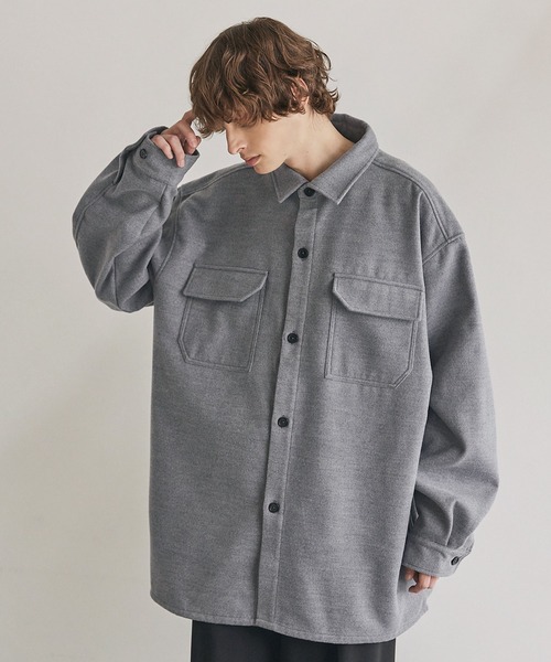 メルトンCPOシャツジャケットアウター（ブルゾン）｜CTHY（シティ）
