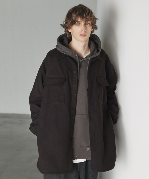 メルトンCPOシャツジャケットアウター（ブルゾン）｜CTHY（シティ）