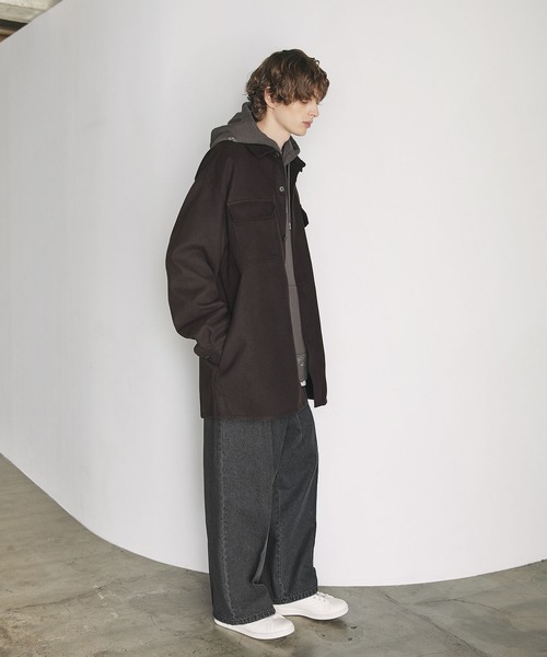 メルトンCPOシャツジャケットアウター（ブルゾン）｜CTHY（シティ）