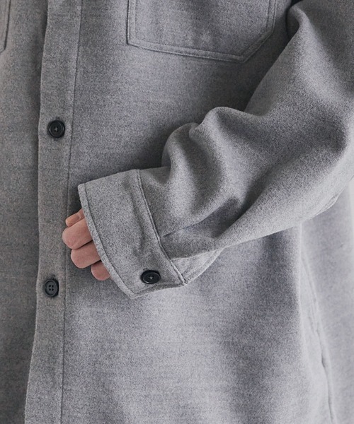 メルトンCPOシャツジャケットアウター（ブルゾン）｜CTHY（シティ）