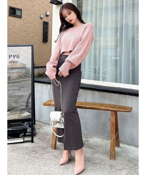 RESEXXY(リゼクシー)の「ルーズニットトップス(ニット/セーター・レディース・ピンク/アイボリー/ブルー・FREE)」の14枚目の写真