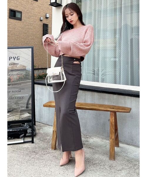 RESEXXY(リゼクシー)の「ルーズニットトップス(ニット/セーター・レディース・ピンク/アイボリー/ブルー・FREE)」の15枚目の写真