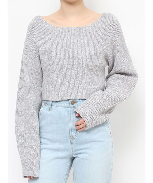 RESEXXY(リゼクシー)の「ルーズニットトップス(ニット/セーター・レディース・ピンク/アイボリー/ブルー・FREE)」の8枚目の写真