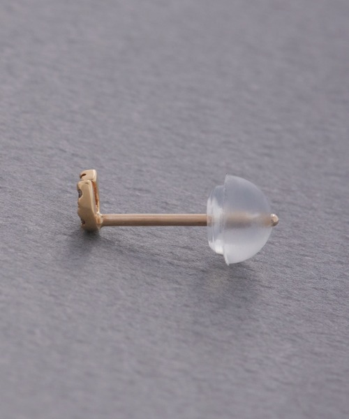 PAS TIERRA（パティエラ）の「【Briller】K10タイニーモチーフピアス（片耳用）（ピアス（片耳用）・レディース・イエロー/ゴールド系その他4/ゴールド系その他5・FREE）」の4枚目の写真