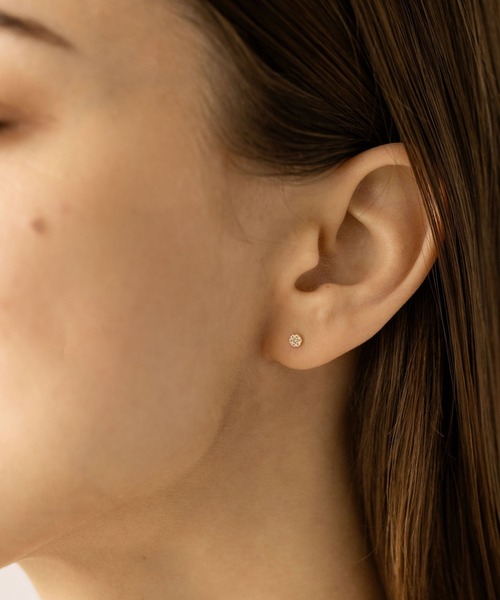 PAS TIERRA（パティエラ）の「【Briller】K10タイニーモチーフピアス（片耳用）（ピアス（片耳用）・レディース・イエロー/ゴールド系その他4/ゴールド系その他5・FREE）」の12枚目の写真