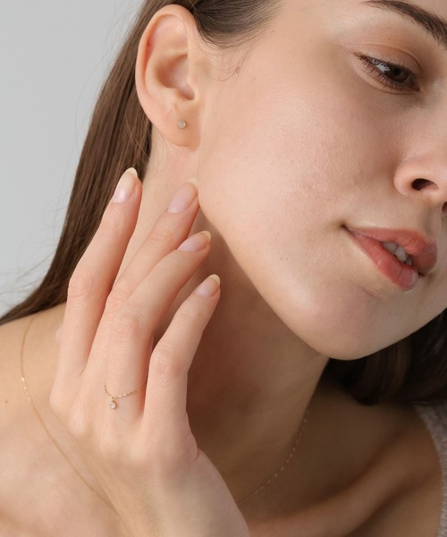 PAS TIERRA（パティエラ）の「【Briller】K10タイニーモチーフピアス（片耳用）（ピアス（片耳用）・レディース・イエロー/ゴールド系その他4/ゴールド系その他5・FREE）」の9枚目の写真