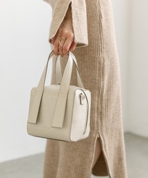 loti | loti クロコボックスボストンBAG(ボストンバッグ)