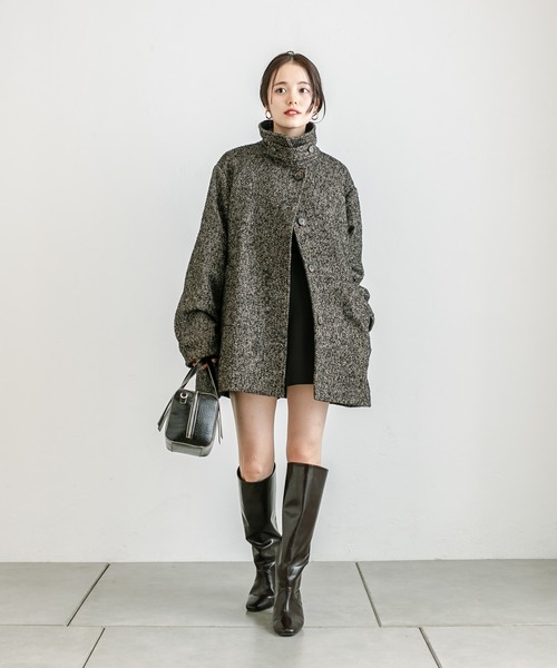 loti（ロティ）の「loti クロコボックスボストンBAG（ボストンバッグ・レディース・ベージュ/ブラック/ブラウン・ONE SIZE）」の9枚目の写真