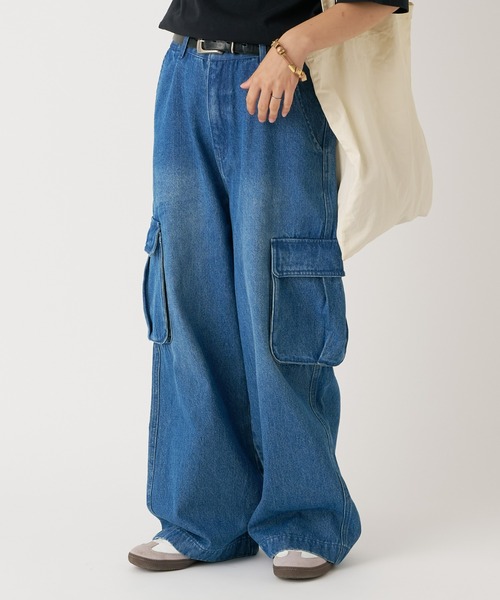 新品 ハグオーワー コーデュロイカーブパンツ M バニラ