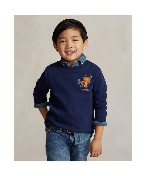 ルナー ニュー イヤー ドラゴン コットン ジャージー Tシャツ