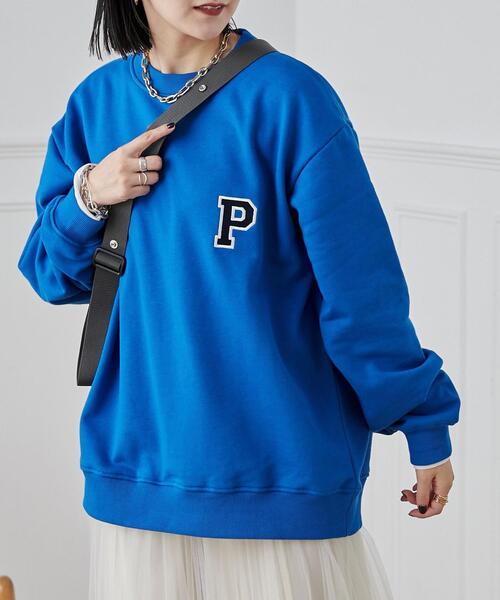 POLO BCS(ポロ ビーシーエス)の「POLO BCS(ポロ・ビーシーエス)別注ロゴ刺繍スウェットプルオーバー(スウェット・メンズ・ダークグリーン/ブラック/オフホワイト/コバルトブルー・M/L/XL)」の4枚目の写真