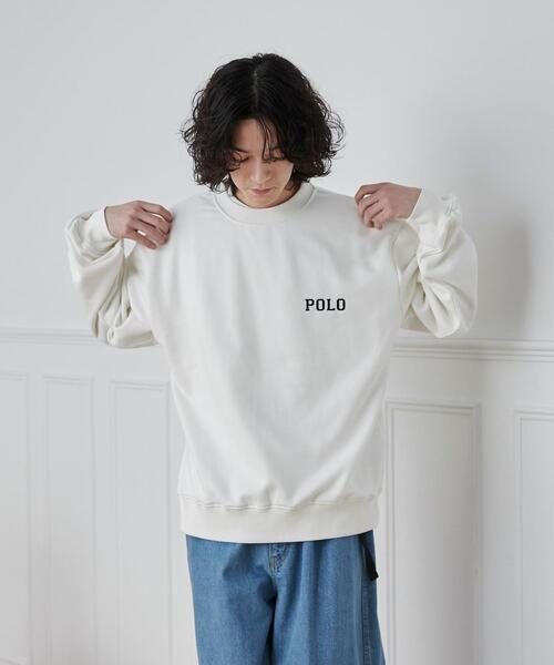POLO BCS(ポロ ビーシーエス)の「POLO BCS(ポロ・ビーシーエス)別注ロゴ刺繍スウェットプルオーバー(スウェット・メンズ・ダークグリーン/ブラック/オフホワイト/コバルトブルー・M/L/XL)」の5枚目の写真