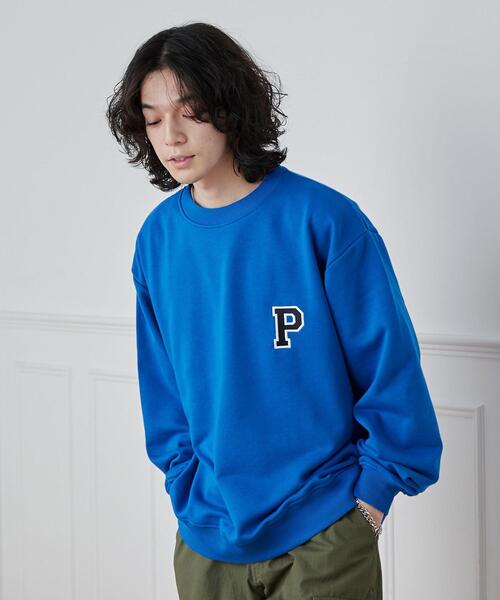 POLO BCS(ポロ ビーシーエス)の「POLO BCS(ポロ・ビーシーエス)別注ロゴ刺繍スウェットプルオーバー(スウェット・メンズ・ダークグリーン/ブラック/オフホワイト/コバルトブルー・M/L/XL)」の14枚目の写真