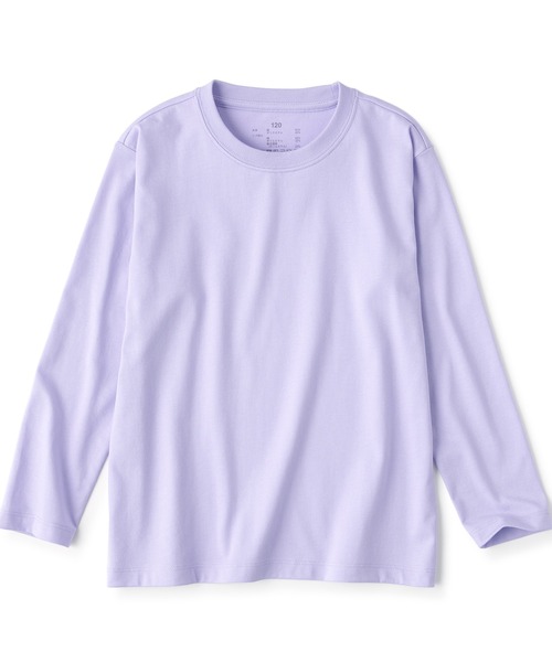 【確認用2】無印良品　カットソー　長袖　赤紫 婦人 UVカット吸汗速乾クルーネック半袖Tシャツ | 無印良品