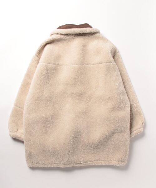 セール】2way リバーシブルムートンボアジャケット（ブルゾン）｜Sibra