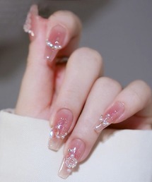 CERCA（チェルカ）の「LUON/【貼るだけ簡単】　ワンホンデザインネイルチップ（ネイルシール/ネイルチップ）」