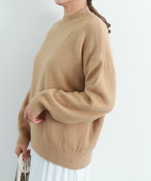 Miniministore(ミニミニストア)の「ニットセーター カラーニット 長袖 秋冬(ニット/セーター・レディース・ライトベージュ/ダークベージュ/ライトイエロー/イエロー/ホワイト/ピンク/パープル・FREE)」の17枚目の写真