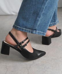 minia（ミニア）の「バックストラップミュール（パンプス）」