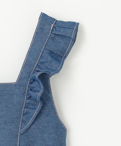 ANY(エニィ)の「【チェリーベリーシリーズ】フルーツ 刺繍 ジャンパースカート(スカート・キッズ・ネイビー系/ブルー系・100/130/120/110)」の18枚目の写真