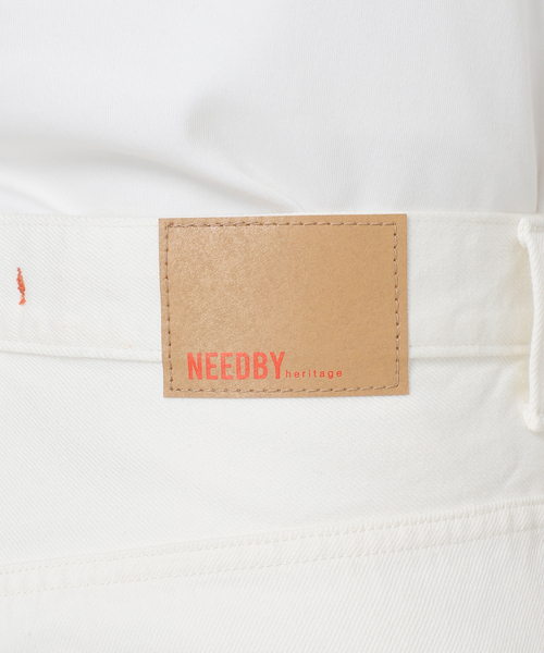 NEEDBY heritage（ニードバイヘリテージ）の「NEED BY heritag/ニードバイヘリテージ LISA（デニムパンツ・レディース・ホワイト/サックスブルー・24/25/26/23）」の14枚目の写真