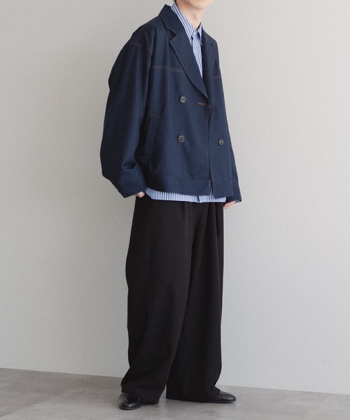 epnok（エプノック）の「カラーステッチダブルテーラードジャケット