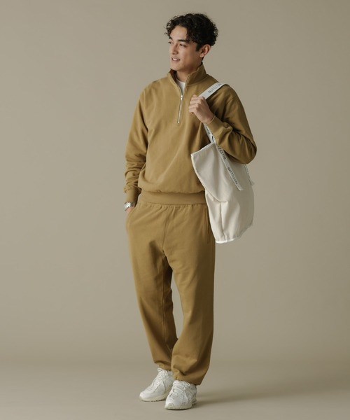 NANO universe(ナノユニバース)の「「NJ/CLUB」HOMESTOCK SORONA裏毛2WAYスウェットパンツ(セットアップ可)(スウェットパンツ・メンズ・ベージュ/ブラック・S/M/L)」の10枚目の写真