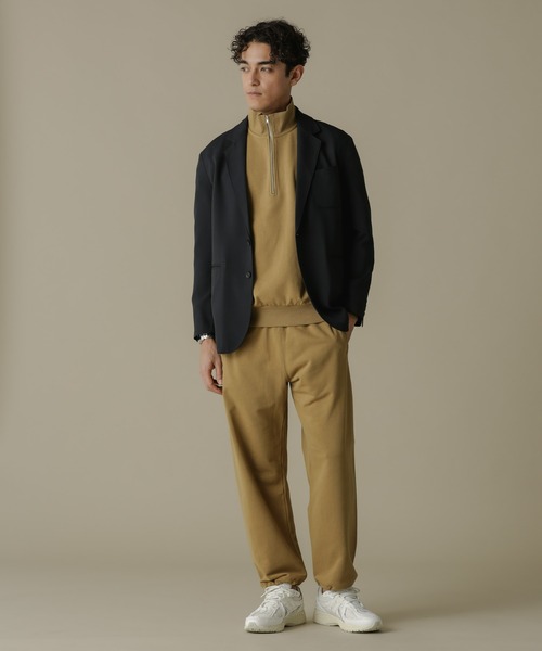 NANO universe(ナノユニバース)の「「NJ/CLUB」HOMESTOCK SORONA裏毛2WAYスウェットパンツ(セットアップ可)(スウェットパンツ・メンズ・ベージュ/ブラック・S/M/L)」の16枚目の写真