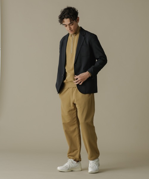 NANO universe(ナノユニバース)の「「NJ/CLUB」HOMESTOCK SORONA裏毛2WAYスウェットパンツ(セットアップ可)(スウェットパンツ・メンズ・ベージュ/ブラック・S/M/L)」の18枚目の写真