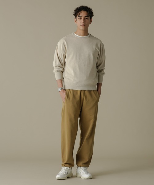 NANO universe(ナノユニバース)の「「NJ/CLUB」HOMESTOCK SORONA裏毛2WAYスウェットパンツ(セットアップ可)(スウェットパンツ・メンズ・ベージュ/ブラック・S/M/L)」の15枚目の写真