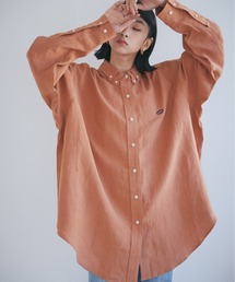 GENE HEAVENS（ジーンヘブンズ）の「(GENE HEAVENS)リネン ボタンダウン ダブルネックシャツ（シャツ/ブラウス）」