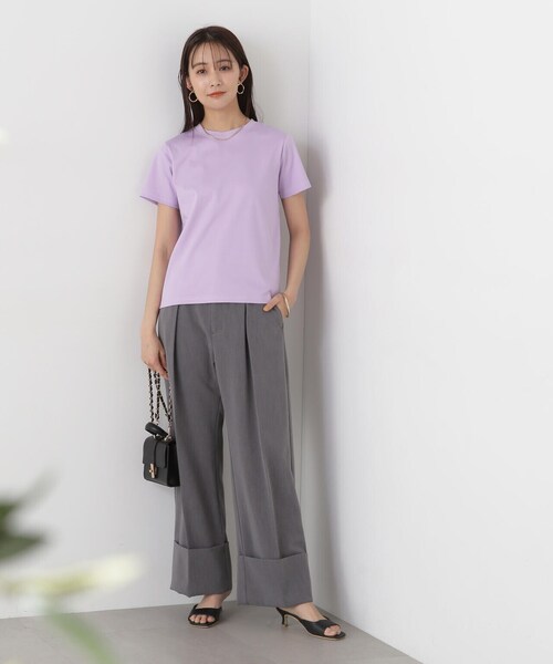 N.(N. Natural Beauty Basic)(エヌエヌナチュラルビューティーベーシック)の「◆【S Size Line】ロールアップワイドパンツ(その他パンツ・レディース・ブルー/グレー・SMALL/MEDIUM)」の15枚目の写真