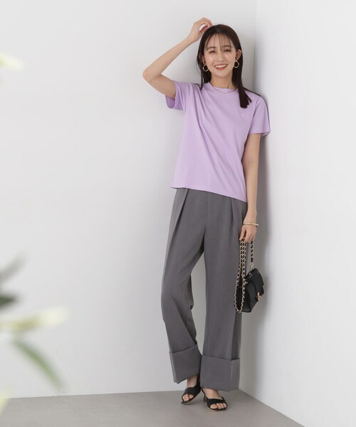 N.(N. Natural Beauty Basic)(エヌエヌナチュラルビューティーベーシック)の「◆【S Size Line】ロールアップワイドパンツ(その他パンツ・レディース・ブルー/グレー・SMALL/MEDIUM)」の18枚目の写真