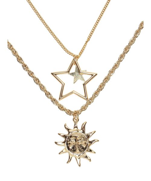 EVRIS（エヴリス）の「STAR MOTIF2連ネックレス（ネックレス・レディース・ゴールド/シルバー・FREE）」の5枚目の写真