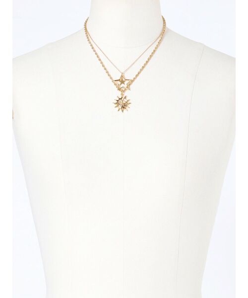 EVRIS（エヴリス）の「STAR MOTIF2連ネックレス（ネックレス・レディース・ゴールド/シルバー・FREE）」の11枚目の写真