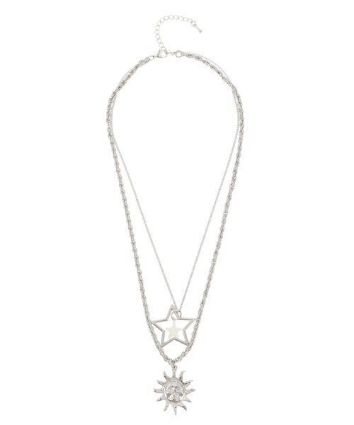 EVRIS（エヴリス）の「STAR MOTIF2連ネックレス（ネックレス・レディース・ゴールド/シルバー・FREE）」の12枚目の写真