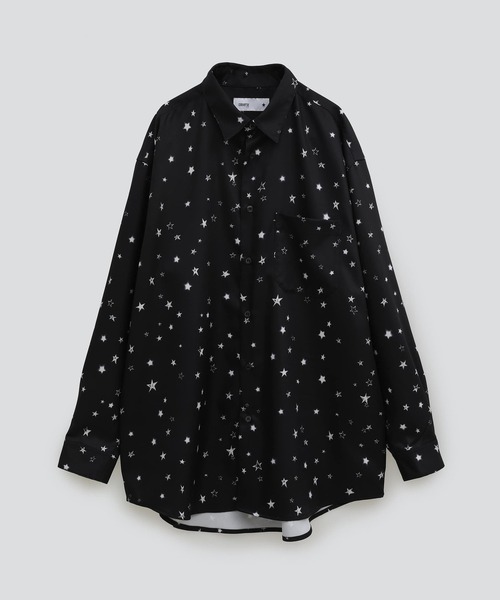 CONVERSE TOKYO(コンバーストウキョウ)の「STAR★ ALLOVER PRINT SHIRT(シャツ/ブラウス・メンズ・ブラック/アイボリー/ブルー・FREE)」の3枚目の写真