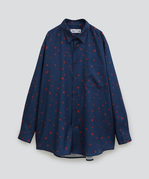 CONVERSE TOKYO(コンバーストウキョウ)の「STAR★ ALLOVER PRINT SHIRT(シャツ/ブラウス・メンズ・ブラック/アイボリー/ブルー・FREE)」の16枚目の写真