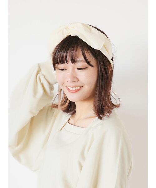 ehka sopo（エヘカソポ）の「シャカシャカターバン（その他ヘアアクセサリー・レディース・キナリ/ミント・F）」の5枚目の写真