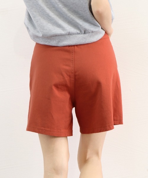 Miniministore(ミニミニストア)の「ハイウエスト カラーショートパンツ 韓国(チノパンツ・レディース・ダークグリーン/ピンク/ライトブルー/ブラック/オレンジ/ベージュ・L/S/M)」の16枚目の写真